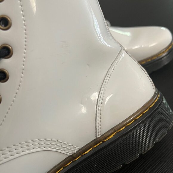Dr. Martens White Combat Boots - Picture 11 of 15